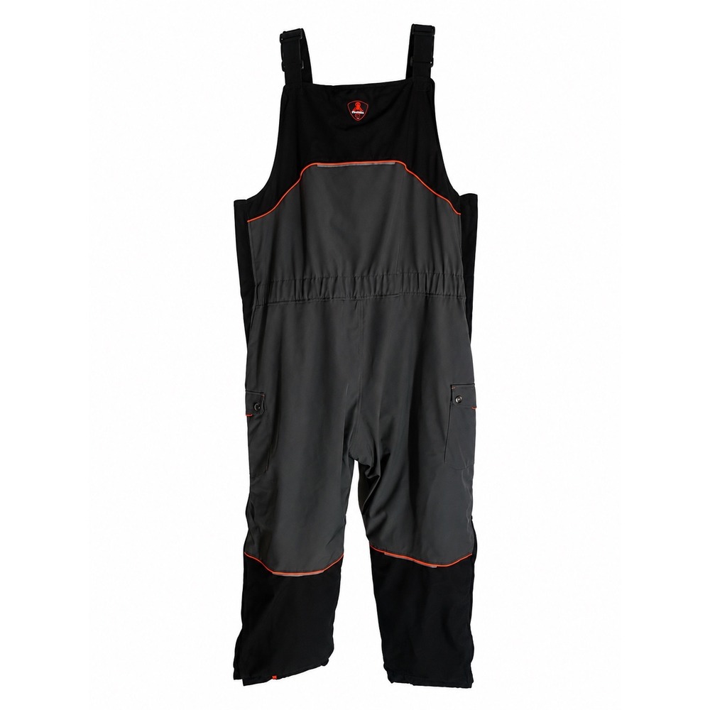 RefrigiWear Mens PolarForce Bib Overalls Grey Black Insulated Workwear 7140R 2XL - Picture 2 of 5